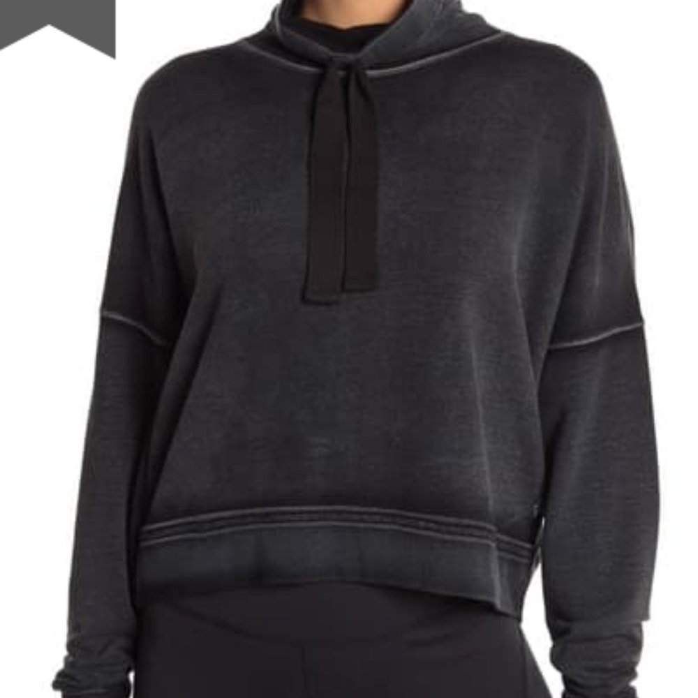 Free People Lara Drawstring Solid Pullover - image 2